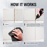 GlassGuard Miracle Mold Stain Remover Stain Gel - Heavy Duty Cleaning Gel for Grouts, Ceramic, Glass, Silicone, Caulk & More - Washing Machine Cleaner