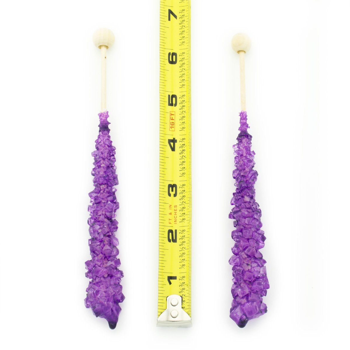 Boone's Mill | Rock Crystal Candy Sticks | Purple Grape | 36 Sticks
