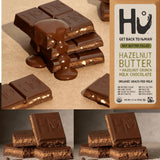 Hu Chocolate Milk Chocolate Bars Variety Pack, 5 Count (Simple, Hazelnut Butter & Hazelnut Crunch, Almond Crunch Coconut Flakes, Almond Crunch