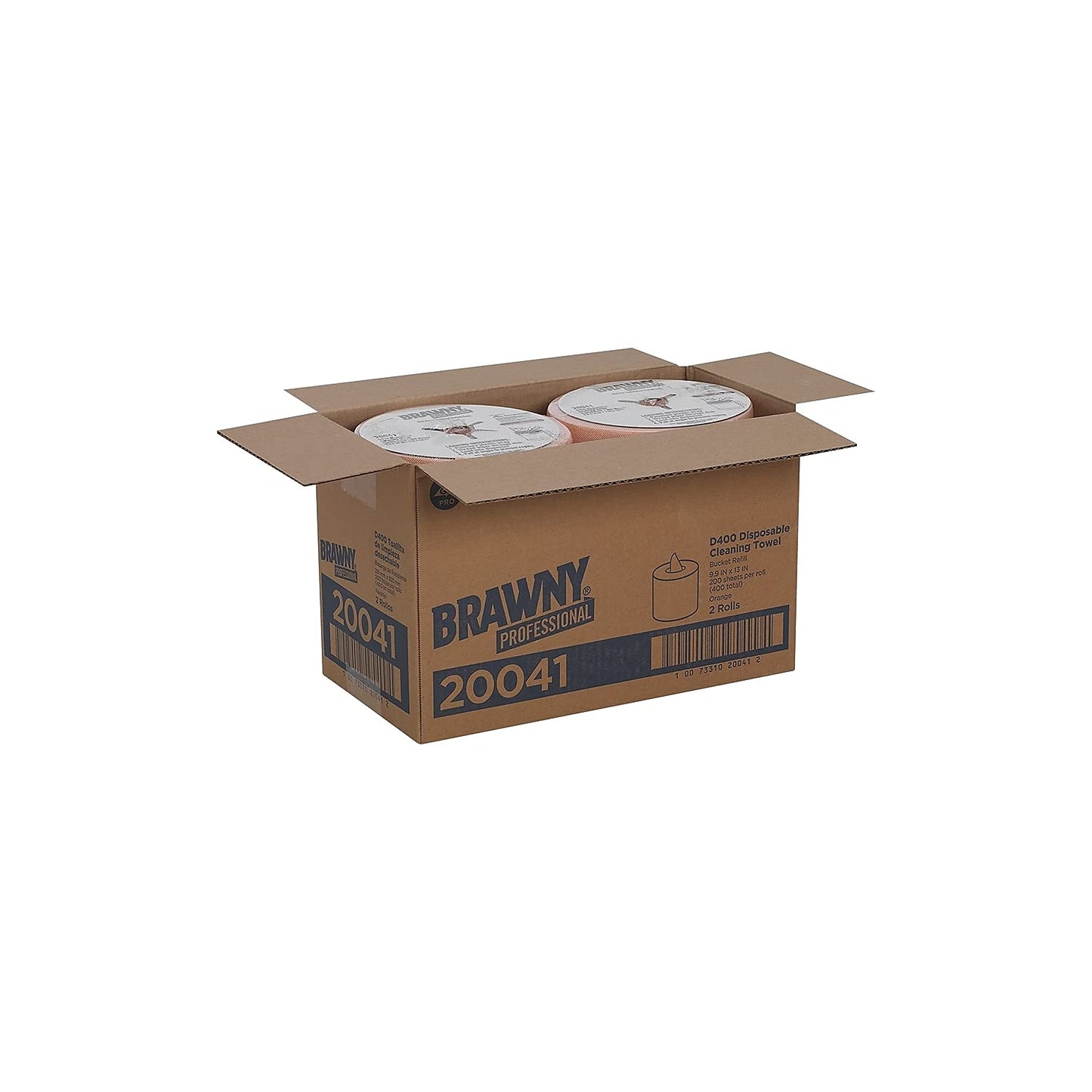 Georgia Pacific Professional 20041 All-Purpose Medium-Duty Wiper Refill, 10 x 13, Orange, 200 per Roll (Case of 2 Rolls)