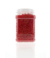 Hot Tamales Bulk 3.5LB - Original Soft Chewy Cinnamon Candy in 64 FL OZ Gift Ready Reusable Square Jar