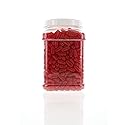 Hot Tamales Bulk 3.5LB - Original Soft Chewy Cinnamon Candy in 64 FL OZ Gift Ready Reusable Square Jar
