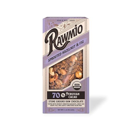 Rawmio Hazelnut & Fig Bark - 2.12 oz. - Raw, Organic, Vegan, Kosher