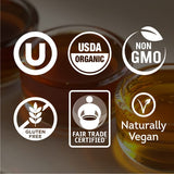 Wholesome Sweeteners 11.75-Ounce Organic Raw Blue Agave Nectar, Fair Trade, 100% Pure, Non GMO, Gluten Free & Vegan, 1 Pack