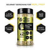 Butter Herb Seasoning | Feast Mode Flavors 10oz Master Edition | Low Sodium | Low Calorie | Zero Artificial Fillers Binders or Dyes | Natural Meal
