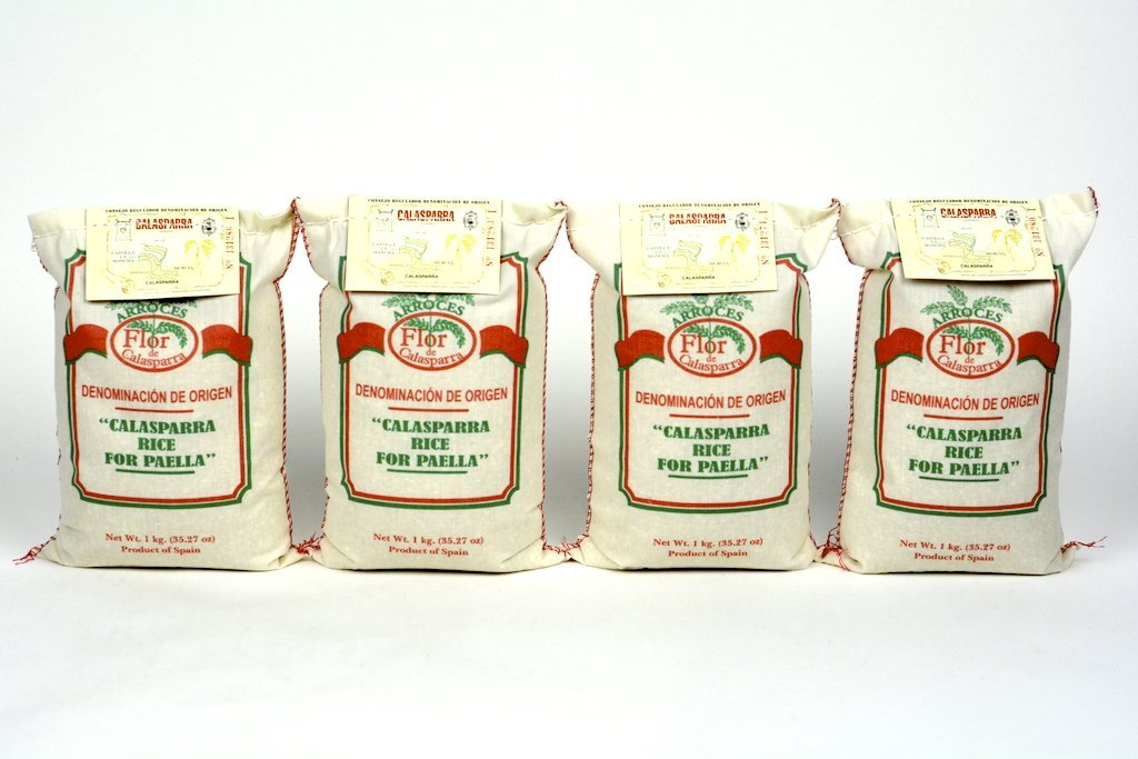 Flor de Calasparra-Calasparra Rice For Paella 1kg(35.27oz) Case of 3 Units - Wholesale