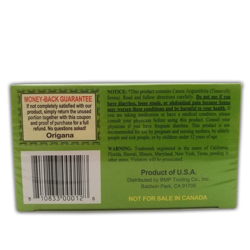 Triple Leaves Brand Nutra-Slim Tea, Regular Strength Dieters' Tea - Dietary Detox, 30 Tea Bags