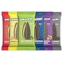 SMACKIN' Sunflower Seeds, Roasted Jumbo Small-Batch, American Made - 6 Flavor Variety. 1.5oz bags (6 Bags)