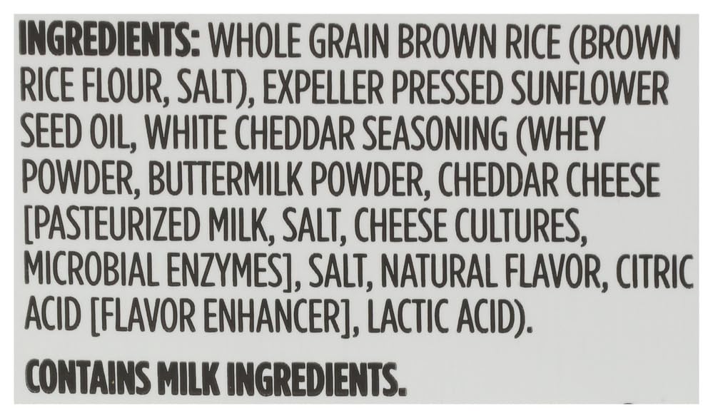 365 By Whole Foods Market White Cheddar Mini Rice Crisp, 5 Ounce