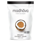 MADHAVA Organic Coconut Sugar 3 Lb. Bag (Pack of 1), Natural Sweetener, Sugar Alternative, Unrefined, Sugar for Coffee, Tea & Recipes, Vegan, Organic, Non GMO