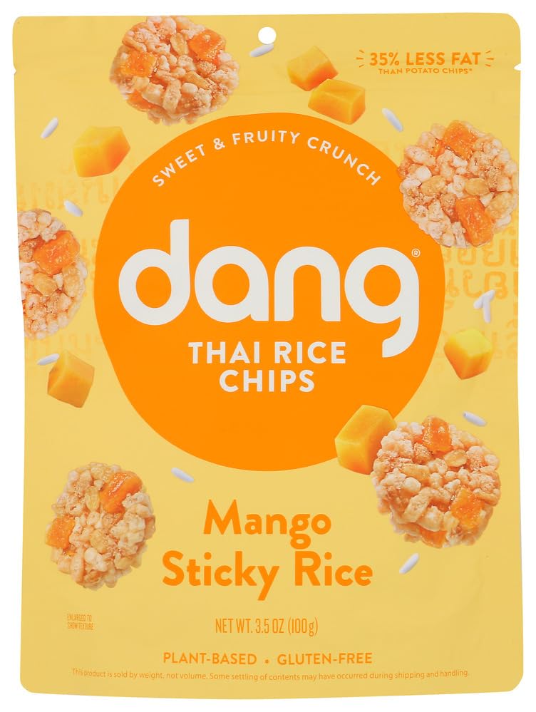 Dang Mango Sticky Thai Rice Chips, 3.5 OZ