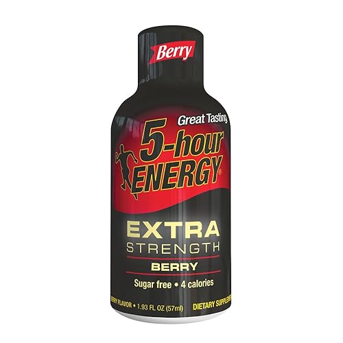 5 Hour Energy Shot Extra Strength Berry- 12 Pack of 2 Ounce Bottles