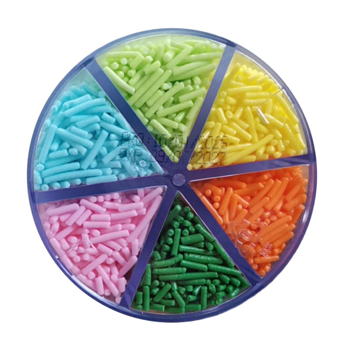 HeDeon&Rles Blue Green Yellow Pink Orange Easter Jimmies Sugar Sprinkle Edible for Baking Decoration Cake Cupcake Icing Cookie Pancake Toppers Easter