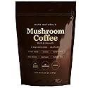 Kate Naturals Mushroom Coffee Instant (30 Servings, 6.35oz) Organic Lion's Mane, Chaga, Cordyceps, Red Reishi, Turkey Tail, Shiitake & Agave Inulin