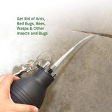 Punchau Diatomaceous Earth Duster, Powder Sprayer, Garden Duster Applicator Dispenser with Long Plastic Tube for Organic Gardening Agricultural