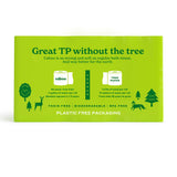 Caboo Tree Free Toilet Paper, Septic Safe Toilet Tissue, Plastic Free, Non Toxic, Chemical Free, 2 Ply Bathroom Toilet Paper | Pack of 12 Double
