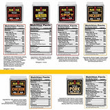 RubWise Texas Style BBQ Rub Gift Set (6 x 1 lb bags) | Meat Spice and Seasoning Variety Pack | Smoking & Grilling Gifts for Men | Brisket Rubs