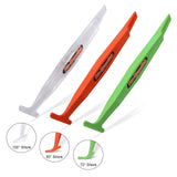 Gomake Vinyl Wrap Stick Magnet Micro Squeegee for Vinyl Car Wrapping Flexible Mini Squeegee Stick Curves Slot Tint Tool Set with Different Hardness
