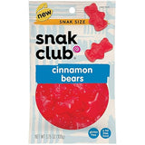 Snak Club Cinnamon Bears, 3.75 Ounce Bag, Pack Of 12
