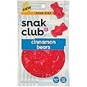 Snak Club Cinnamon Bears, 3.75 Ounce Bag, Pack Of 12
