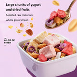 400g/14.1oz Chinese Granola With Freeze Dried Fruit,Chia Seeds,Oatmeal Instant,Fiber Cereal Breakfast,Congee,Chinese Cereal