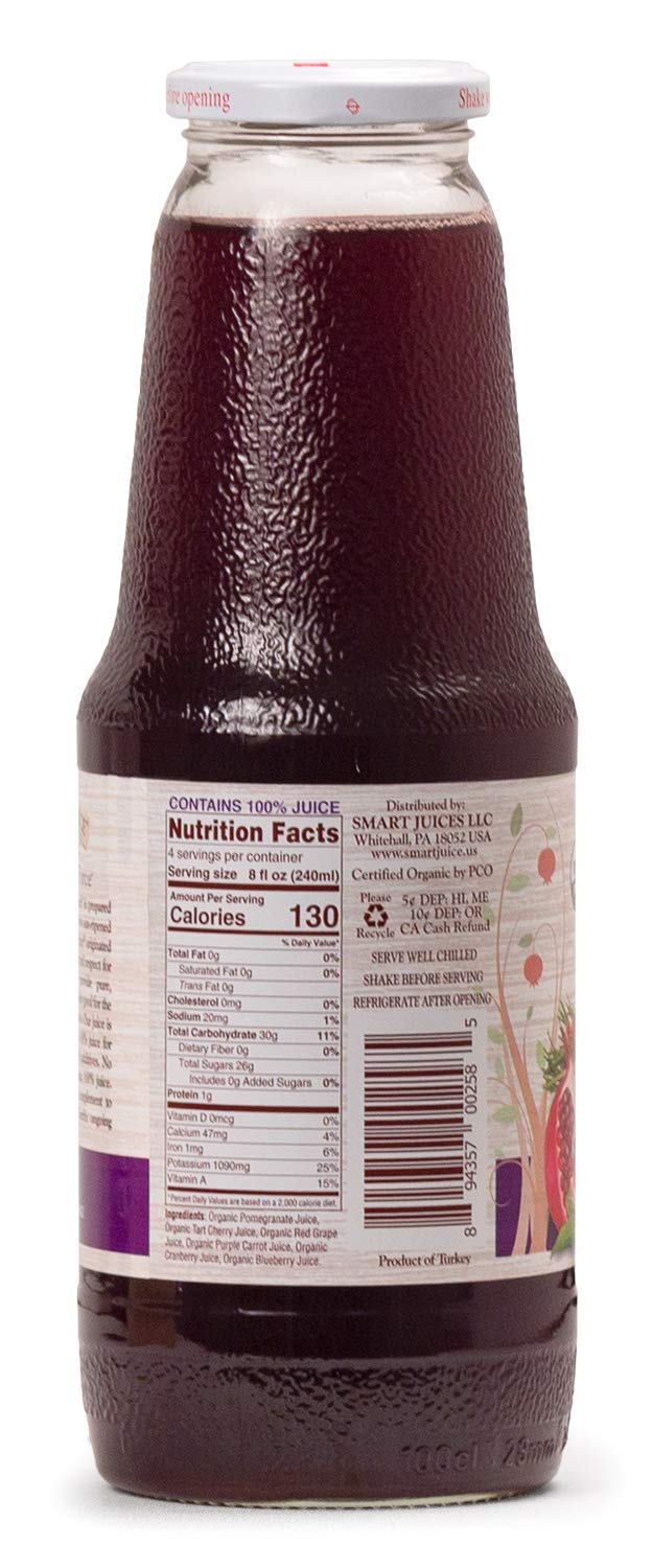 Smart Juice Antioxidant Force Organic Juice - 33.8 fl oz (1L) - (Case of 6)