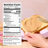 Ground Up Almond & Cashew Nut Butter - Maple Cookie Almond Butter - Peanut-Free, Dairy-Free, Gluten-Free - 1 Jar 12oz