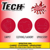 TECH Multi-Purpose Stain Remover | For Carpet, Clothes, Baby, Furniture, Pet, Upholstery, Laundry, Rug Stains | Red Wine, Blood, Coffee, Armpit Stain