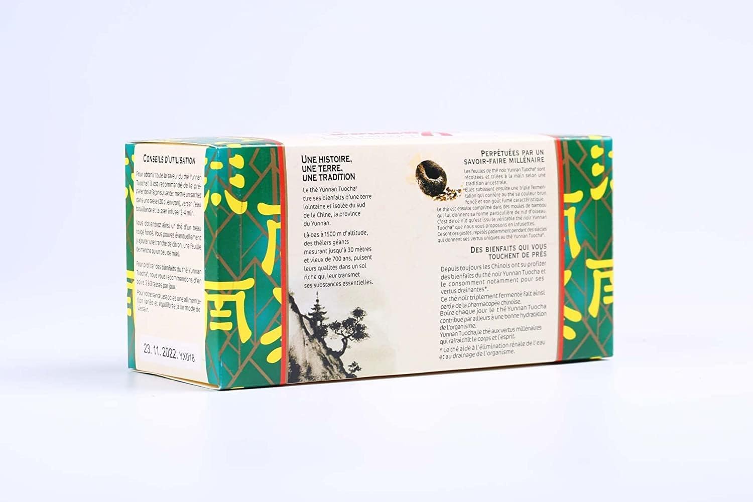 Yunnan Tuocha - Tea Bags Nature Flavor-30 Bags x 4 Boxes