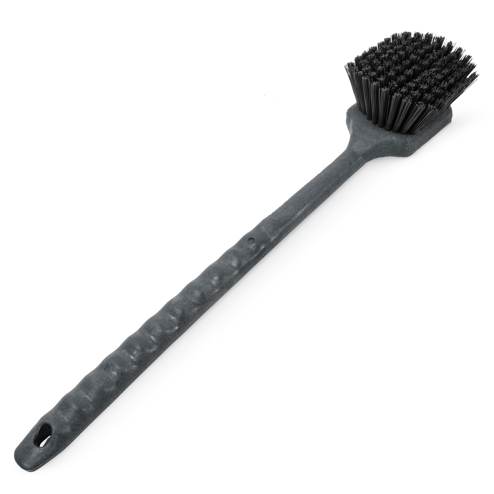 SPARTA 40501EC03 Plastic Large Scrub Brush, Kitchen Brush, Utility Brush With Long Handle For Cleaning, 20 Inches, Black