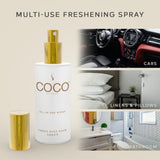 COCO by Stone 5oz All-in-One Spray (Baies) Shake & Spray Formula for Fabric, Pillows, Interiors, Clothing, Home Fragrance Accessories, Room Perfume