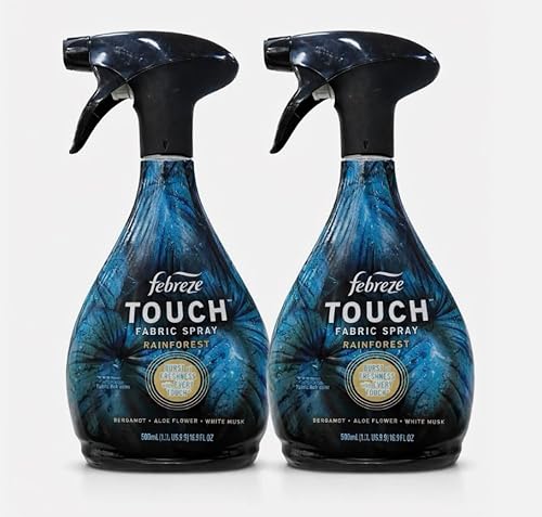 Febreze Fabric Spray Rainforest Scent Pack of 2 (27FL OUNCES)