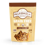 Paleonola Pina Colada Grain Free Granola, 10 Oz Resealable Bag (Pack of 1) - Grainless Paleo Granola Blended with Dried Coconut, Nuts, Seeds