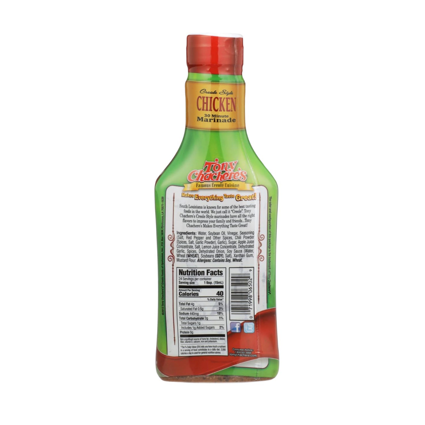 Tony Chachere Pourable Marinades, Chicken Marinade, 3 Count