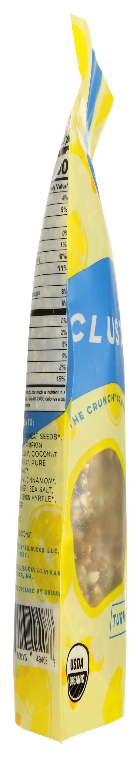 Lil Bucks, Buckwheat Clusterbucks Turmeric Lemon Organic, 6 Ounce