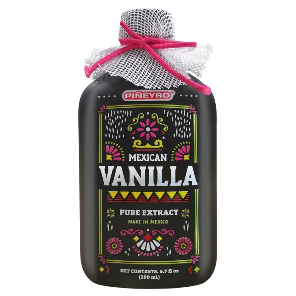 Premium Mexican Vanilla Pure Extract | 6.7 fl. oz. | Gourmet Quality with visible vanilla specks | Perfect Mother’s Day Gift for Bakers | 100% Vegan