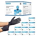 HEAVY DUTY Nitrile Gloves Disposable, Latex Free, Food Grade, 5 mil, Cooking, Cleaning, Hair Dye,1000 Count, 9inch (L)