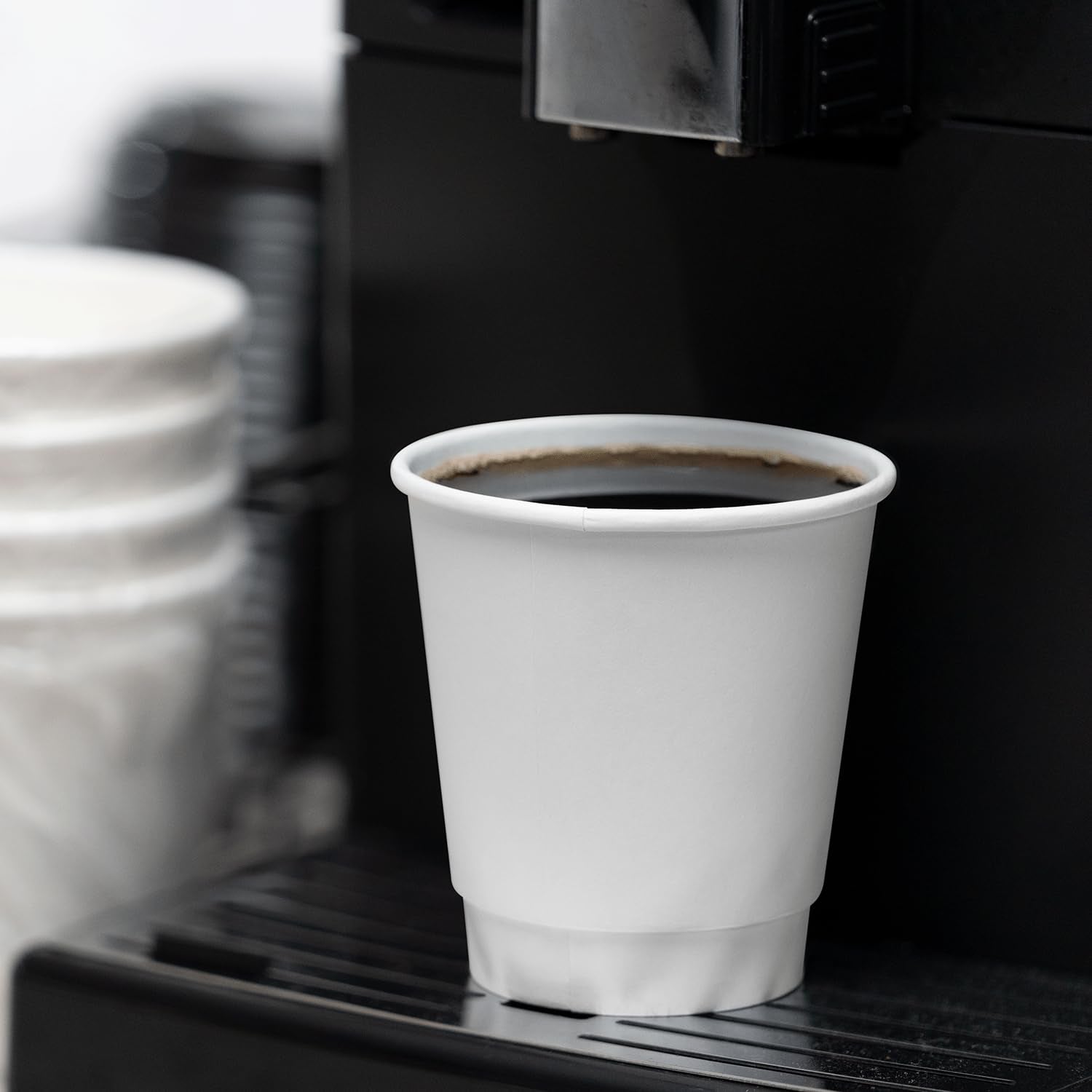 Karat C-WIC510W 10 oz. Wrapped Paper Hot Cups (Case of 500)