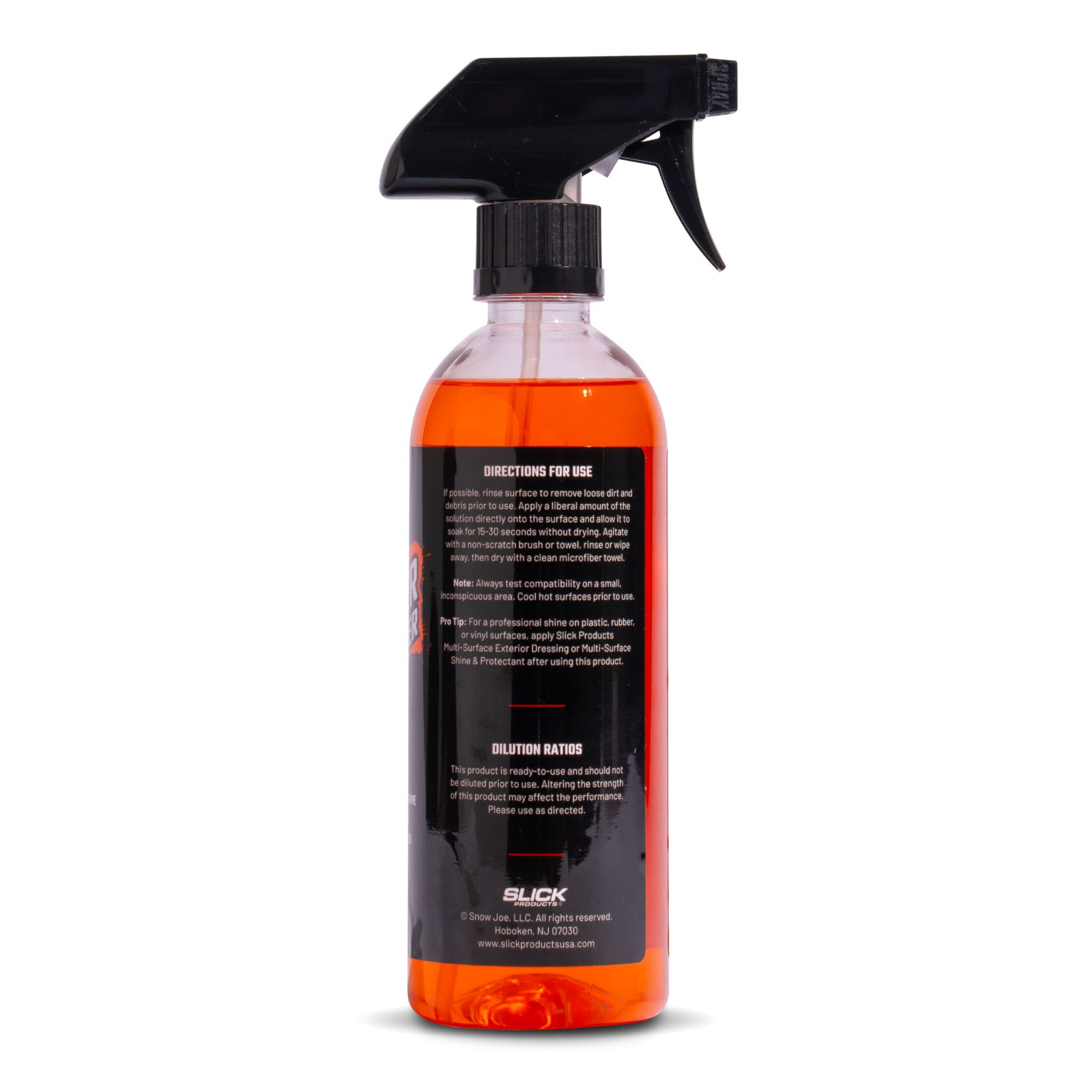Slick Products Heavy-Duty Cleaner & Degreaser - Professional Strength Citrus Formula for Tires, Wheels, Engines, Chains & Tough Grime - Ready to Use