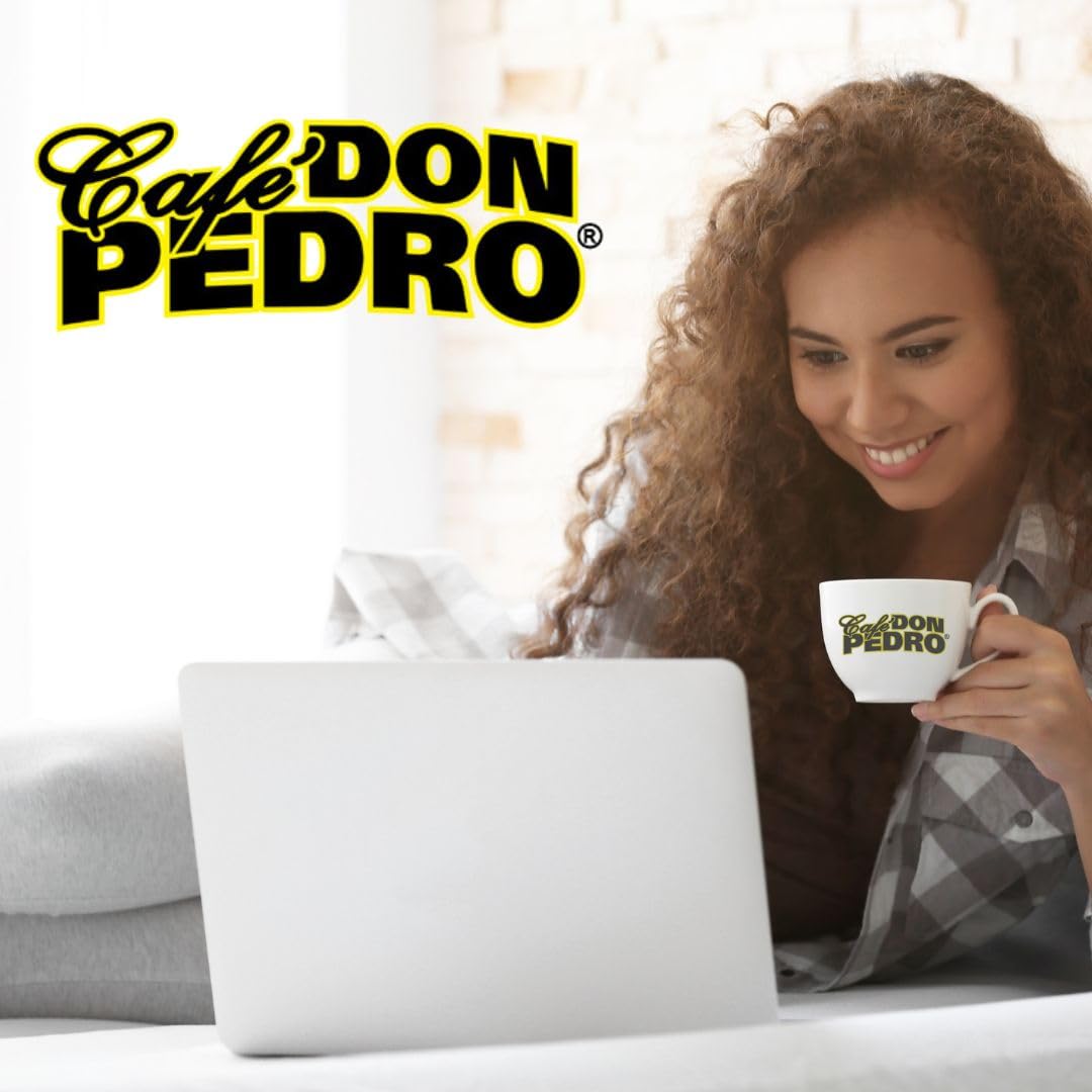 Cafe Don Pedro American Roast Naturally Low Acid Coffee, Medium Roast Stone Ground Coffee, Stomach Friendly, Prevents Acid Reflux. 11.5 Ounce Regular