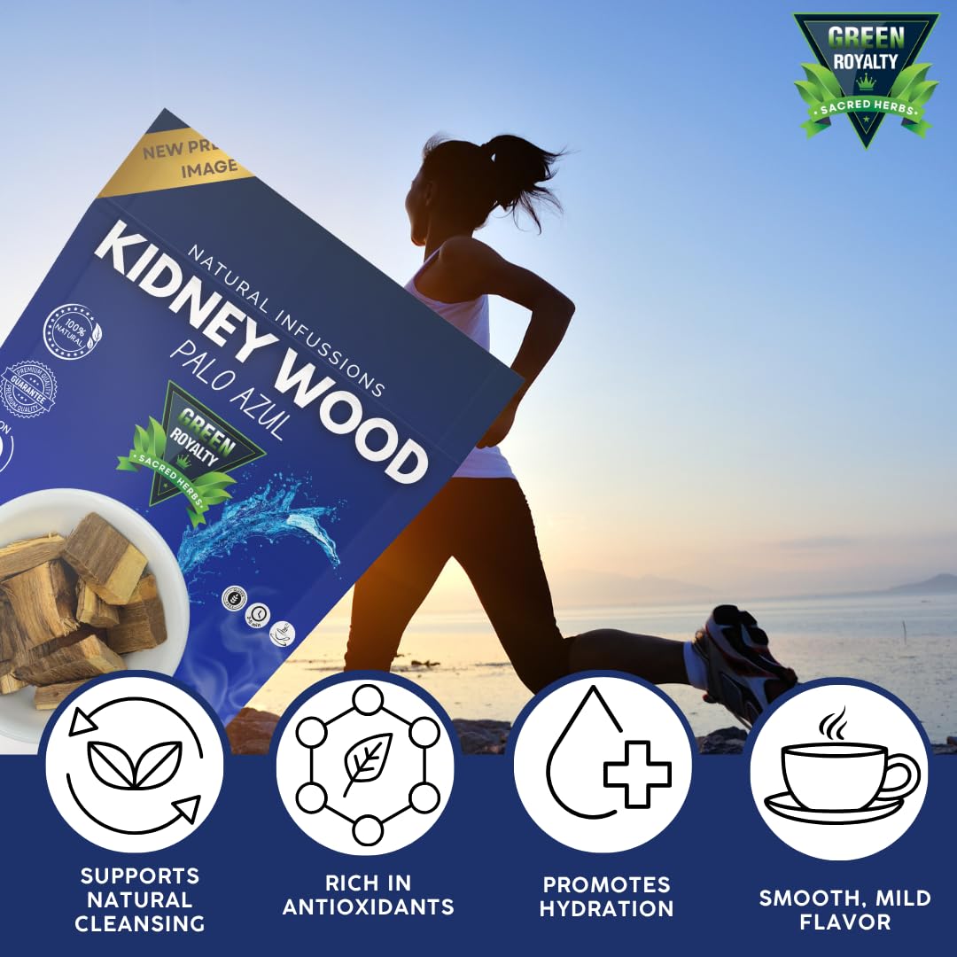 Palo Azul 4oz (141.g) Herbal Tea | Kidneywood (Blue Stick) Te Herbal | Makes 30+ Cups | Wildcrafted Kidney Wood Tea | All Natural Tea, non-GMO.
