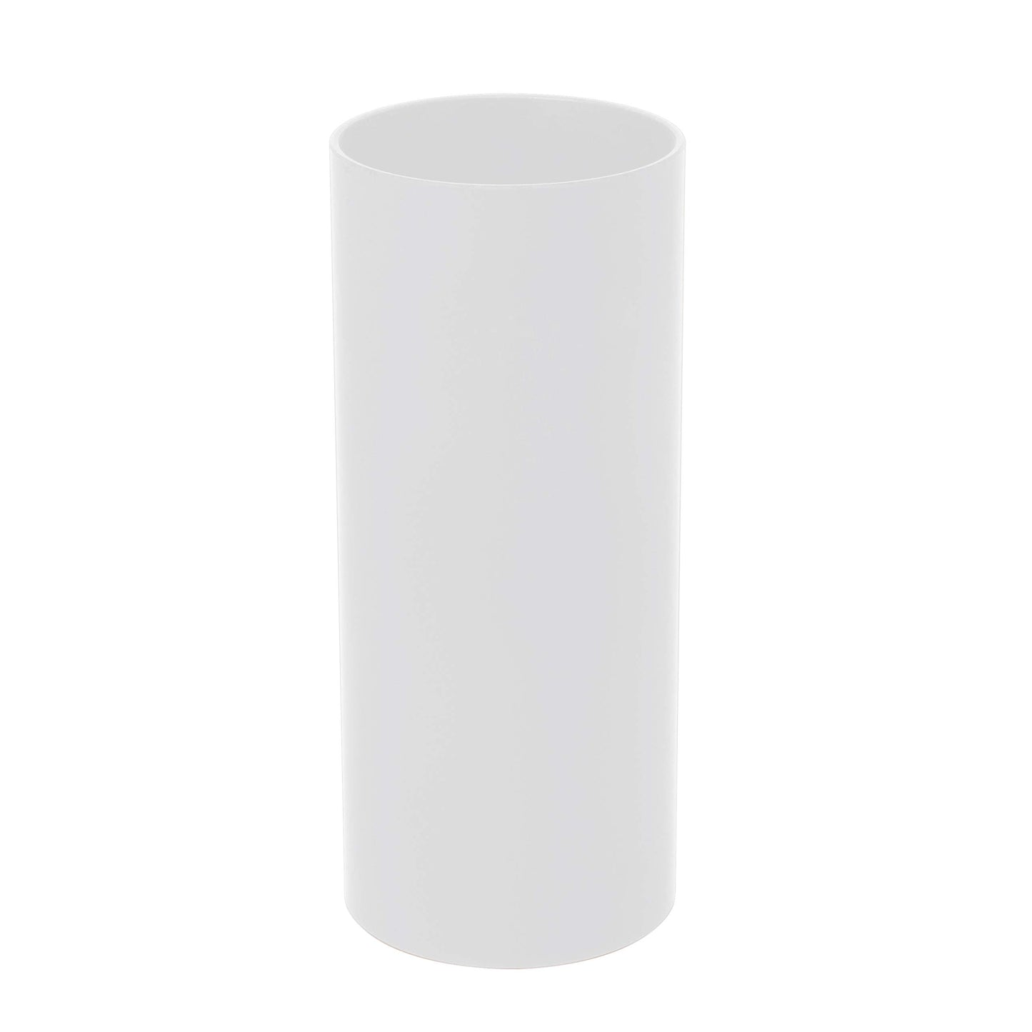 Bath Bliss Soft Touch Toilet Brush and Holder Set | Bathroom Cleaning | Durable 360 Degree Bristle | Discrete Storage | Matte White