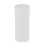 Bath Bliss Soft Touch Toilet Brush and Holder Set | Bathroom Cleaning | Durable 360 Degree Bristle | Discrete Storage | Matte White