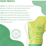 Pineapple Mint Herbal Tea - 3 oz, 35 Tea Bags - Pineapple, Mint & Lemongrass Blend - Refreshing Caffeine-Free Tropical Infusion for Fresh Breath