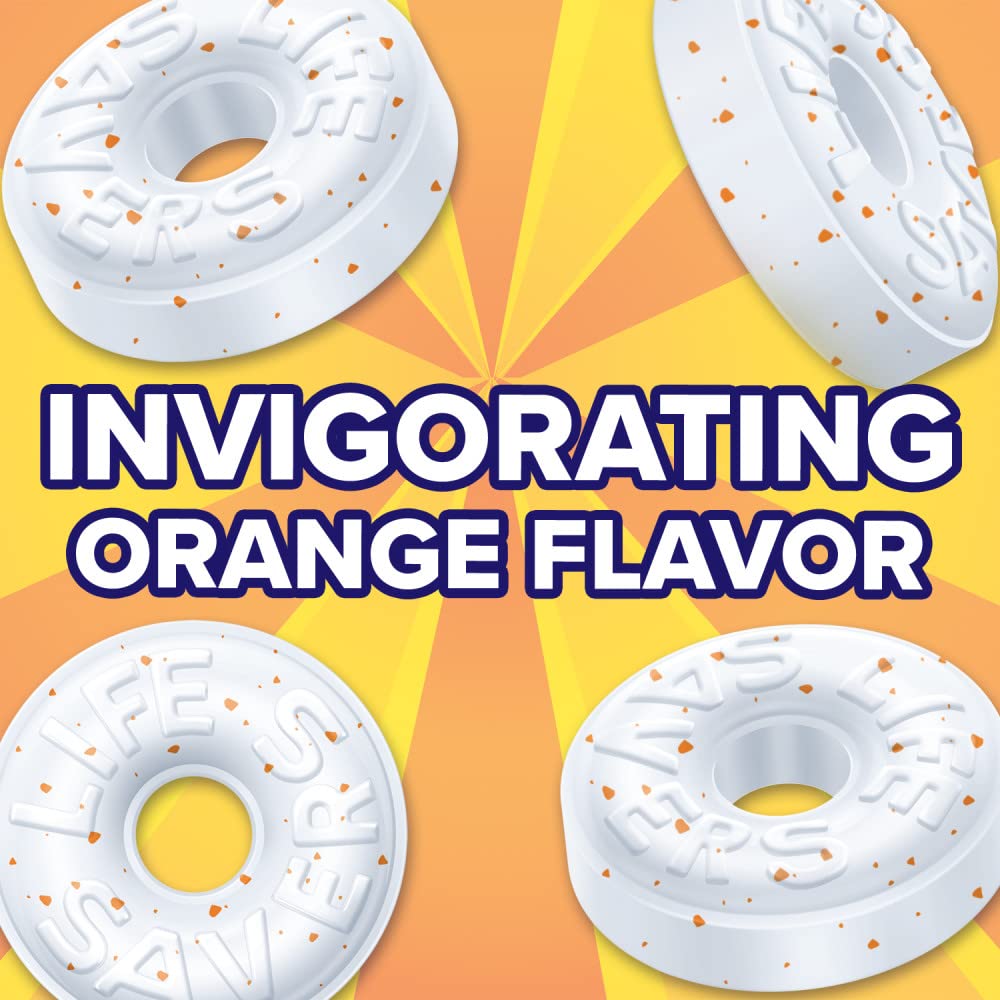 LIFE SAVERS Orange Mints Candy, 6.25-Ounce Bag