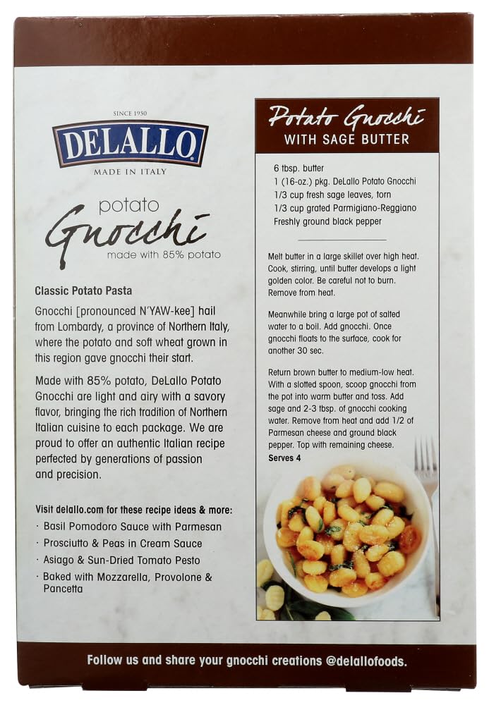 Potato Gnocchi Imported (Pack of 12)