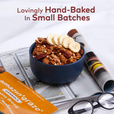 Banana Bread Granola with Lion's Mane Mushroom | Natural, Hand-Baked, Reduced Sugar, Rich in Iron | for Breakfast Cereal, Trailmix, Yogurt | (2-Pack)