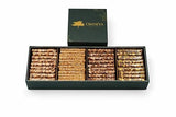 OMNIYA Delicacy - Indigo Croquant Box (40 Pieces) - Mediterranean Gourmet Sesame Snack Bar - Crispy Pistachio, Almond, Cashew & Sesame Treats