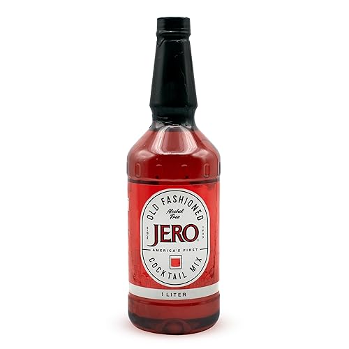 JERO Old Fashion Mix, Cocktail Mixer, Only Add Spirits & Garnishes for Ideal Drink (33.81 Fl Oz (Pack of 1))