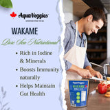 Organic Whole Leaf Wakame (Alaria) - Wild Atlantic Dried Seaweed - Ideal for Miso Soup, Salads, Ramen & Broth - Vegan, Keto, Paleo, Gluten-Free